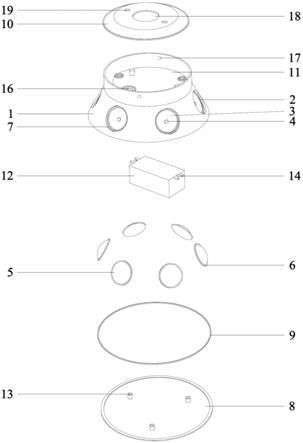 一种制作成本低的光效壁灯的制作方法