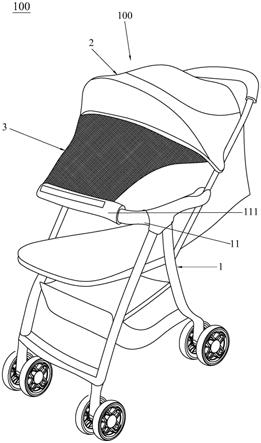 遮阳帘隐藏式婴儿车的制作方法