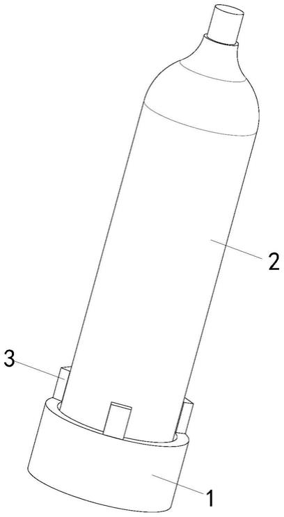 一种大型IC钢瓶的固定砧板的制作方法