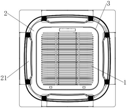 一种空调面板结构及空调器的制作方法