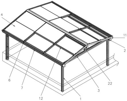 一种一体式光伏阳光房框架的制作方法