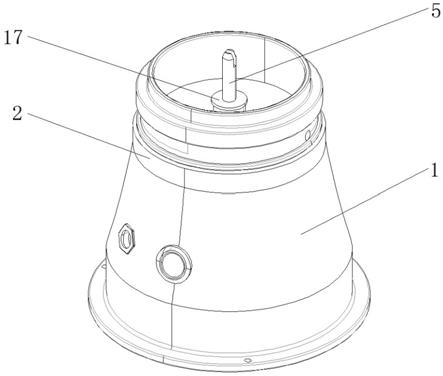 分离机电机用缓冲减震装置的制作方法