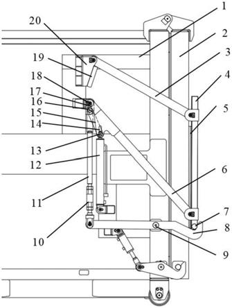 一种垃圾箱密封门启闭装置及垃圾箱的制作方法