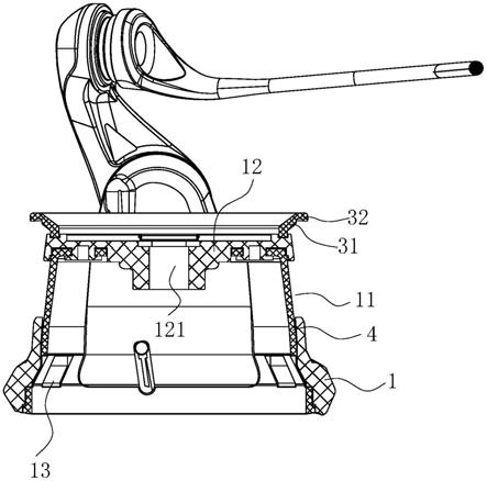 纺车式鱼线轮的线壳组件的制作方法