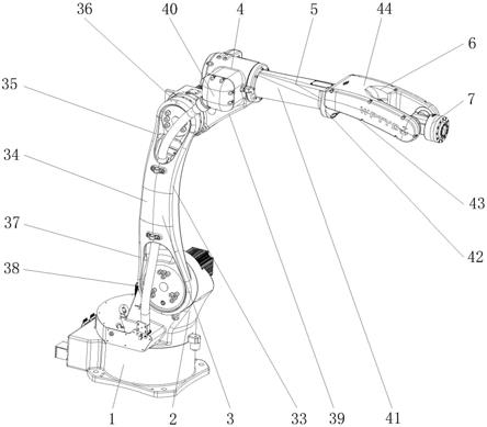 一种长臂展弧焊工业机器人的制作方法