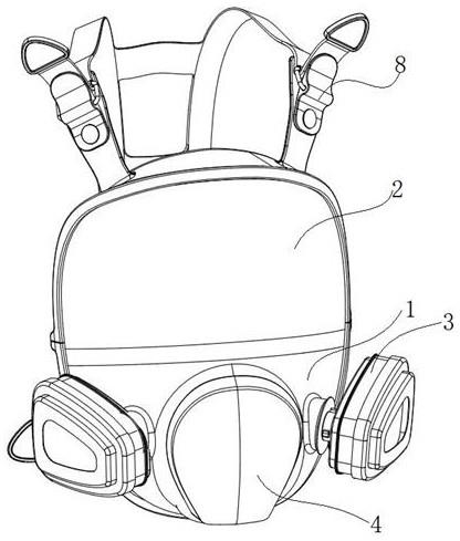 一种辅助呼吸式防毒面具的制作方法