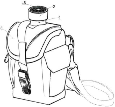 一种便携式功能型军用水壶