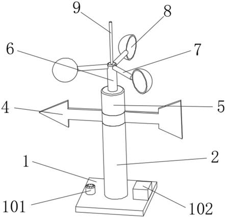 一种风力发电用风力检测装置的制作方法