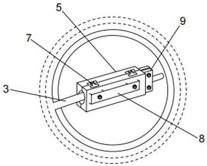 液压式盘车钢绳端部固定装置的制作方法