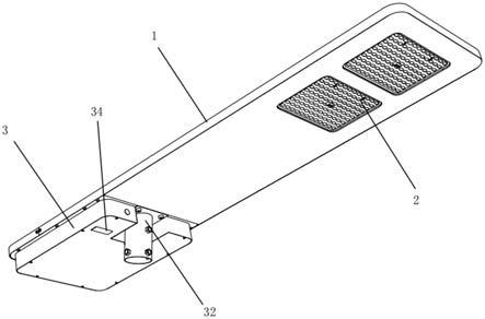 一體式太陽能路燈的連接結構及道路照明設備的製作方法