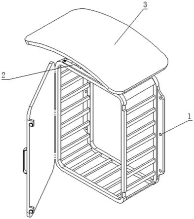 一种建筑施工用室外机电设备防护栏的制作方法