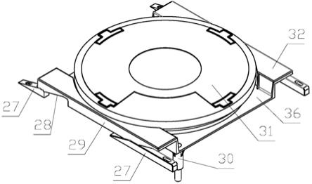 一种桌子中间圆盘联动升降结构及桌子的制作方法