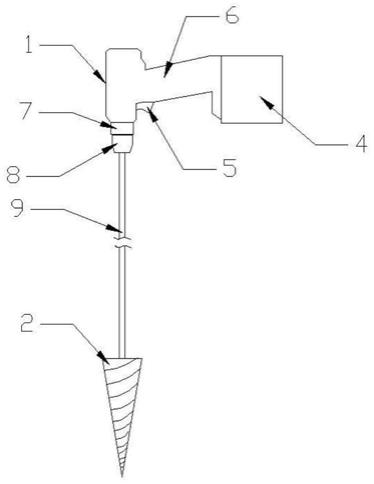 烤烟移栽电动打孔器的制作方法