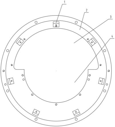 一种双圆弧发电机端盖的制作方法