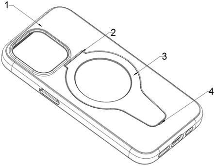 一种带磁吸支架的手机壳的制作方法