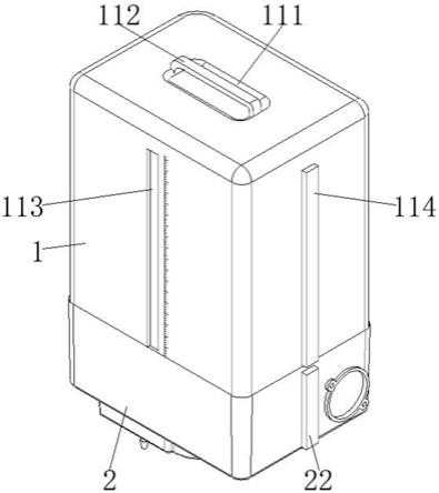 一种除臭机用生物原液密封存储装置的制作方法