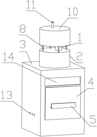 一种商标胶成品试验耐水性的烘干装置的制作方法