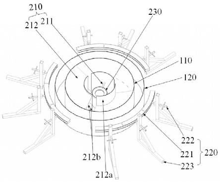 一种超大直径环形钢构件定位成型装置与方法与流程