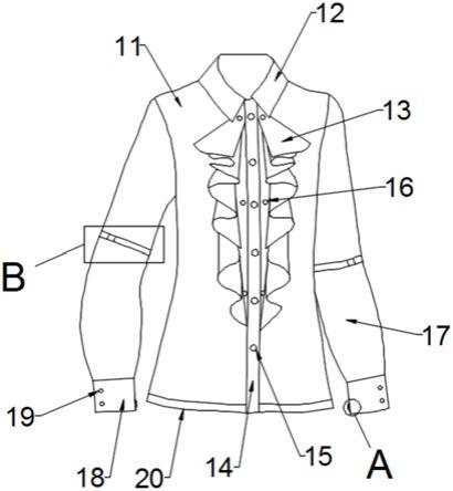 立领衬衫结构制图图片