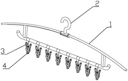 一种带夹子的衣架的制作方法