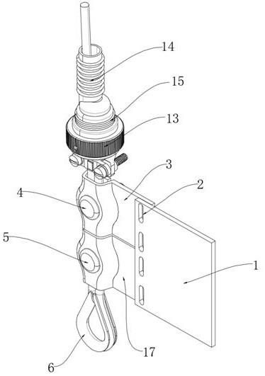 一种海洋测量船用缆绳安全固定装置的制作方法