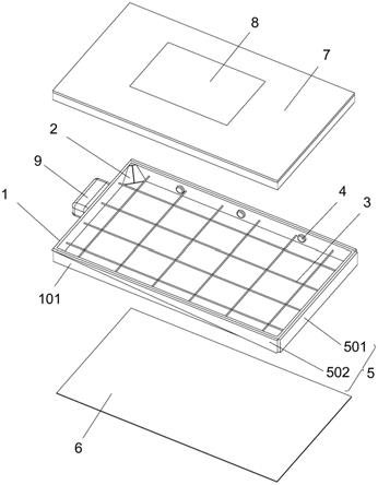 一种新型立体足迹提取装置