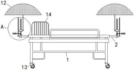 一种全面防雨的高舒适性病人转运床的制作方法