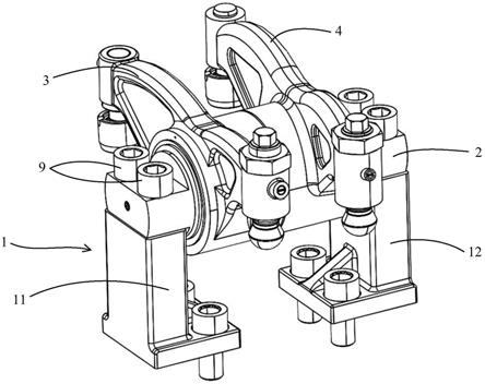 发动机摇臂组件及柴油机的制作方法