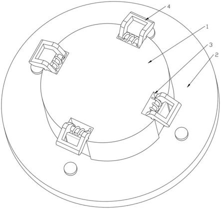 建筑装修用易于安装拆卸的射灯的制作方法