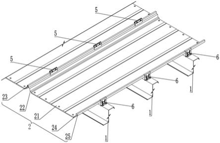 一种高抗风揭直立锁缝金属屋面结构的制作方法