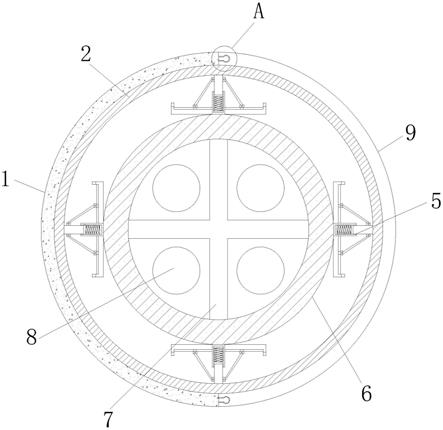 一种具有防震效果的防护阻燃电缆的制作方法