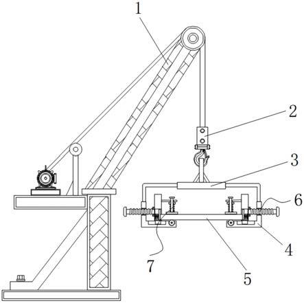 一种建筑施工用板材吊运装置的制作方法