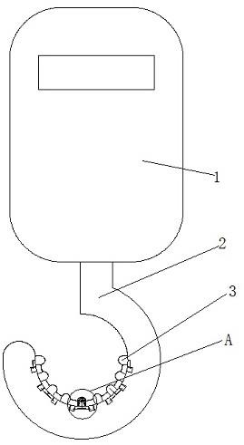 一种电子吊钩的平衡调节装置的制作方法