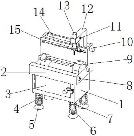 一种用于空调外机支架的打孔装置的制作方法