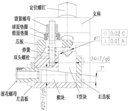 轴承座尺寸测量装置的制作方法