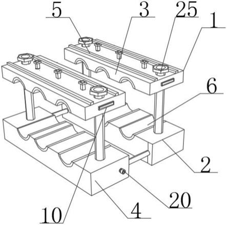 一种矩形加固型母线固定金具的制作方法