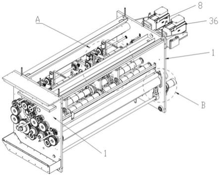 印刷机瓦楞纸飞剪开槽结构的制作方法