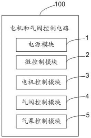 一种电机和气阀控制电路的制作方法