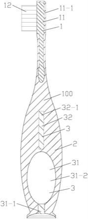 含提示装置的牙刷的制作方法