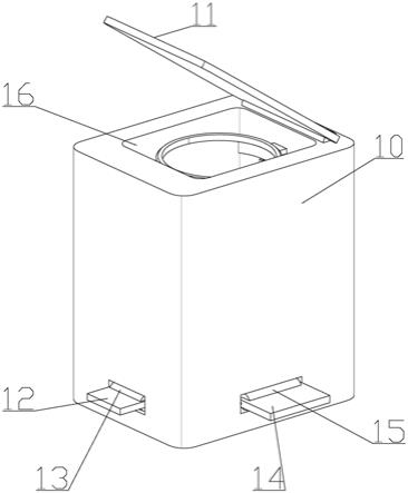 一种智能固液分离垃圾桶的制作方法