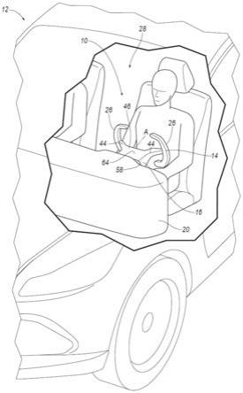 用于驾驶员安全气囊的可充气装置的制作方法