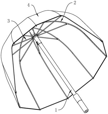 一种加长型伞具的制作方法