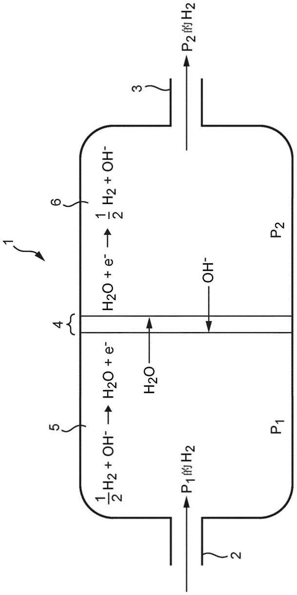 电化学电池和处理含氢气体流的方法与流程