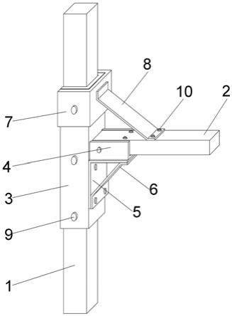 一种钢梁梁柱连接节点的加固装置及其加固方法与流程