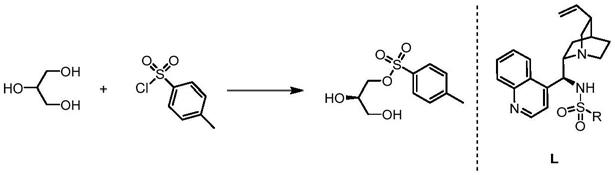 一种合成手性甘油磺酸酯的方法