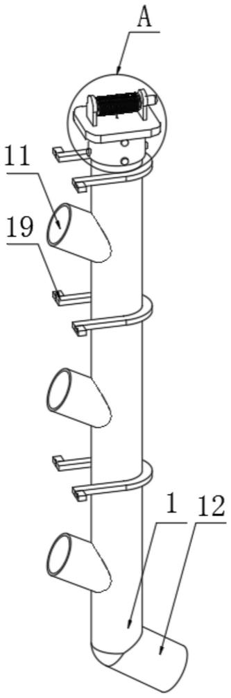 一种高层公寓用建筑垃圾处理管道的制作方法