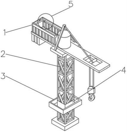 一种建筑工程施工用塔吊的制作方法