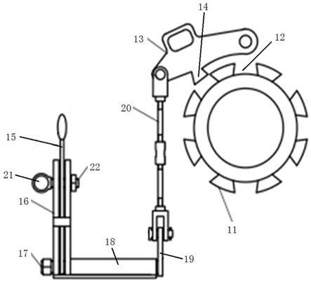 抽油机刹车装置结构图图片
