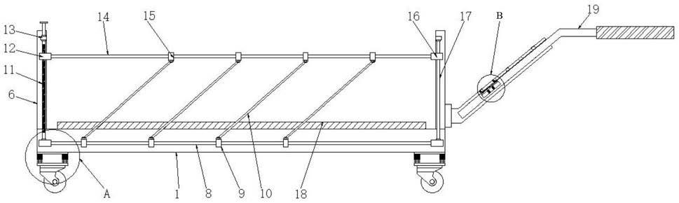 一种建筑工程施工用建材搬运推车的制作方法