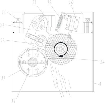 沥青碎石同步车及其纤维丝剪切装置的制作方法